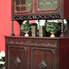 Load image into Gallery viewer, x SOLD Antique French Oak Sideboard 2 Height Cabinet Cupboard, One of 2 available. B10213a
