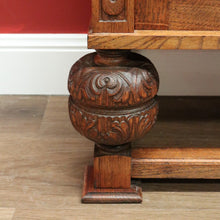 Load image into Gallery viewer, x SOLD Antique Dutch Hall Cabinet Sideboard, TV Unit.  Hall Cabinet Stationery Cupboard B10540
