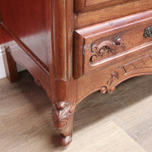 Load image into Gallery viewer, x SOLD Vintage French Oak Writing Bureau, Office Desk, Desk with Drawers Below c1940 B10961
