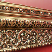 Load image into Gallery viewer, x SOLD Antique French Gilt Brass Wall Mirror, Wall Mirror, French Brass Cushion Mirror B10794
