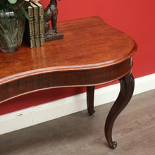 Load image into Gallery viewer, x SOLD Antique Sofa Table Hall Table Australian Cedar Side Table or Office Desk Console. B9762
