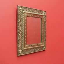 Load image into Gallery viewer, x SOLD Antique French Gilt Brass Wall Mirror, Wall Mirror, French Brass Cushion Mirror B10794

