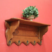 Load image into Gallery viewer, x SOLD Vintage French Coat Rack, 5 Hook Coat, Scarf, Umbrella, Jacket or Hat Rack B11196
