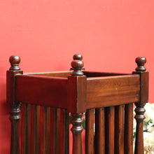 Load image into Gallery viewer, x SOLD Vintage English Umbrella Holder Umbrella Stand Drip Tray or Snooker Billiard Cue. B10378
