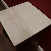Load image into Gallery viewer, x SOLD Antique Bedside Table, French Oak and Marble Top Art Deco Bedside or Lamp Table B11254
