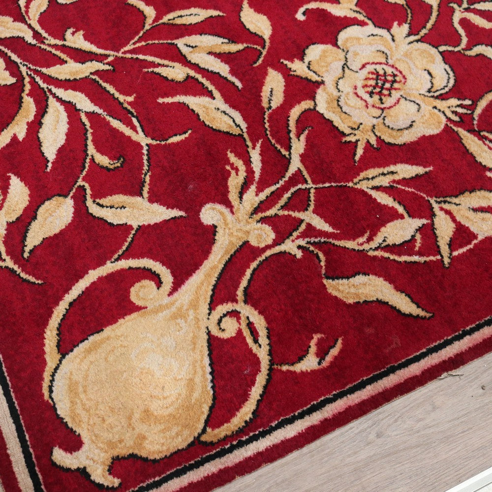 Elizabethan Rug x SOLD Antique Handmade Rug, c1952 Coronation of Her Majesty Queen Eli ...