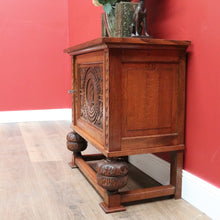 Load image into Gallery viewer, x SOLD Antique Dutch Hall Cabinet Sideboard, TV Unit.  Hall Cabinet Stationery Cupboard B10540
