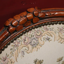 Load image into Gallery viewer, x SOLD Vintage French Chair, French Tapestry Seat Back Ladies Chair, Hall Bedroom Chair B11051
