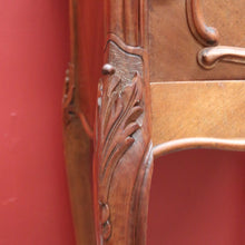 Load image into Gallery viewer, x SOLD Antique French Bedside Table, Lamp Table with Marble Top and Marble Insert B10662

