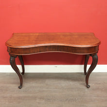 Load image into Gallery viewer, x SOLD Antique Sofa Table Hall Table Australian Cedar Side Table or Office Desk Console. B9762
