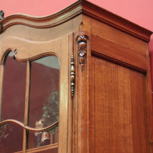 Load image into Gallery viewer, x SOLD Antique French Oak China Cabinet, French 2 Door Bookcase Cabinet Hall Cupboard B10754
