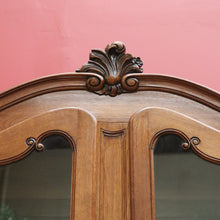 Load image into Gallery viewer, x SOLD Antique French Oak China Cabinet, French 2 Door Bookcase Cabinet Hall Cupboard B10754
