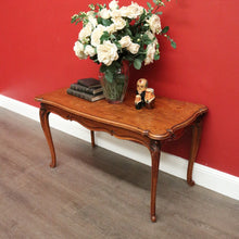 Load image into Gallery viewer, x SOLD Vintage French Oak Coffee Table, Lamp Side Table with Carved Legs, Scroll Feet B10237
