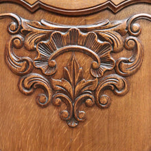 Load image into Gallery viewer, x SOLD Antique French Oak China Cabinet, French 2 Door Bookcase Cabinet Hall Cupboard B10754
