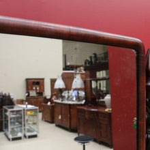 Load image into Gallery viewer, x SOLD Antique English Mahogany Mirror, Chest of Drawers Mirror, Toilet Mirror Drawer B10680
