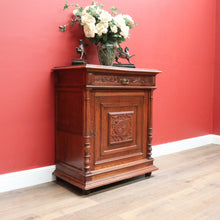 Load image into Gallery viewer, x SOLD Antique French Country Hall Cabinet, French Oak Drinks Cupboard, Side or Foyer Cabinet B10883
