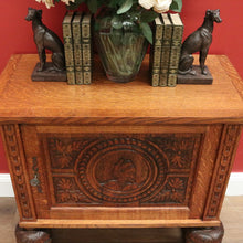 Load image into Gallery viewer, x SOLD Antique Dutch Hall Cabinet Sideboard, TV Unit.  Hall Cabinet Stationery Cupboard B10540
