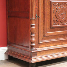 Load image into Gallery viewer, x SOLD Antique French Country Hall Cabinet, French Oak Drinks Cupboard, Side or Foyer Cabinet B10883
