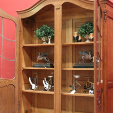 Load image into Gallery viewer, x SOLD Antique French Oak China Cabinet, French 2 Door Bookcase Cabinet Hall Cupboard B10754
