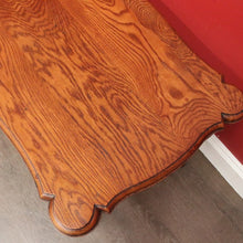 Load image into Gallery viewer, x SOLD Vintage French Oak Coffee Table, Lamp Side Table with Carved Legs, Scroll Feet B10237
