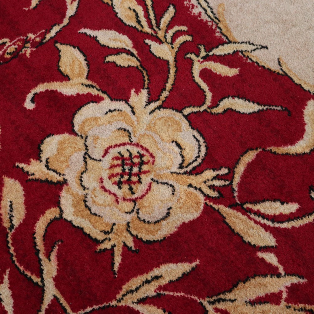 Elizabethan Rug x SOLD Antique Handmade Rug, c1952 Coronation of Her Majesty Queen Eli ...