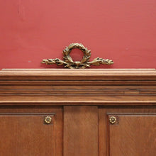 Load image into Gallery viewer, x SOLD Antique French Oak Bed Double Bed Head Foot and Side rails with slats. B10846
