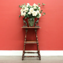Load image into Gallery viewer, x SOLD Antique French Plant Stand 2 Height Statue Holder Hall Table Lamp Display Stand. B8500
