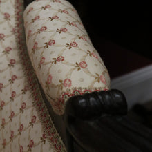 Load image into Gallery viewer, x SOLD Antique English Chaise, Sofa, Lounge.  Mahogany Settee, 3 seat Armchair Lounge B10971
