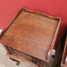 Load image into Gallery viewer, x SOLD Pair of Antique French Lamp Tables, Cabinets, Bedside Tables, Side Cupboards B10562
