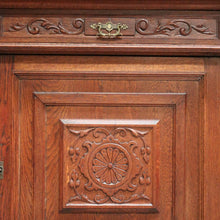 Load image into Gallery viewer, x SOLD Antique French Country Hall Cabinet, French Oak Drinks Cupboard, Side or Foyer Cabinet B10883
