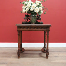 Load image into Gallery viewer, Antique French Sofa Table, Drawer Leaf Study Desk, Hall Table Lamp Side Table B10635
