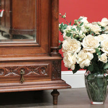 Load image into Gallery viewer, x SOLD Antique French Armoire, Antique Brittany Oak and Mirror 2 Door Wardrobe Cupboard. B10253
