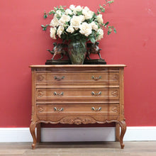Load image into Gallery viewer, Vintage French Chest of Drawers, Square Parquetry Top Chest of 3 Drawers B10905
