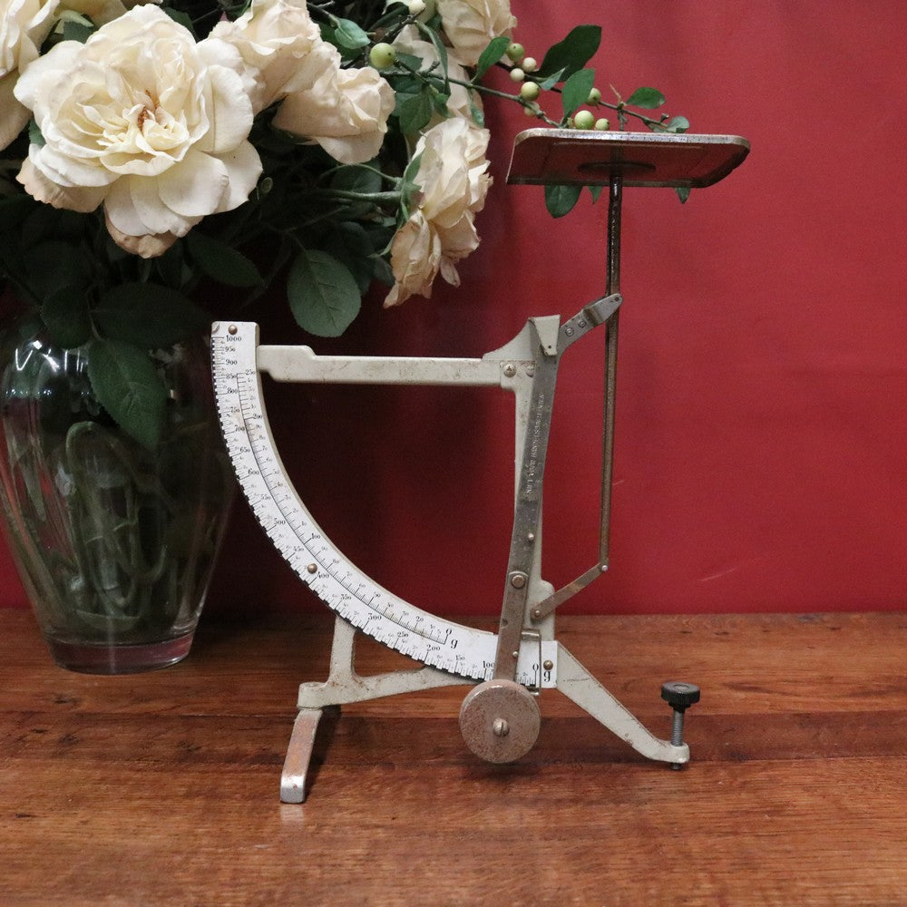 Antique/Vintage German Post Office Scales, Brass, Cast Iron Home Decor Scales B10167
