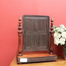 Load image into Gallery viewer, x SOLD Antique English Mahogany Mirror, Chest of Drawers Mirror, Toilet Mirror Drawer B10680
