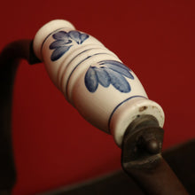 Load image into Gallery viewer, x SOLD Antique French Brass Bucket, Coal Scuttle, Fuel Bucket, Jardinière, Delft Handle B10293
