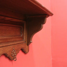 Load image into Gallery viewer, x SOLD Antique French Coat Rack, Oak and Brass Umbrella Holder, Scarf and Hat Rack B10780
