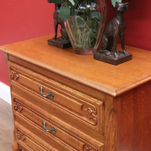 Load image into Gallery viewer, x SOLD Vintage French Chest of Drawers, 3 Drawer Hall Cabinet Cupboard Chest of Drawers B10951
