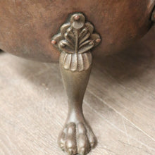 Load image into Gallery viewer, x SOLD Antique French Brass Bucket, Coal Scuttle, Fuel Bucket, Jardinière, Delft Handle B10293
