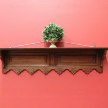 Load image into Gallery viewer, x SOLD Antique French Coat Rack, Oak and Brass Umbrella Holder, Scarf and Hat Rack B10780

