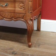 Load image into Gallery viewer, x SOLD Vintage French Chest of Drawers, Square Parquetry Top Chest of 3 Drawers B10905
