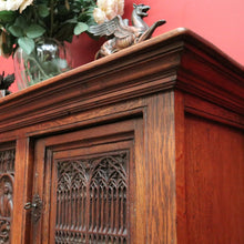 Load image into Gallery viewer, x SOLD Antique French Sacrament Cabinet, Church, Court Cabinet, Sideboard Bookcase Oak. B10330
