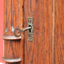 Load image into Gallery viewer, x SOLD Antique French Country Hall Cabinet, French Oak Drinks Cupboard, Side or Foyer Cabinet B10883
