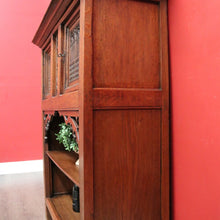 Load image into Gallery viewer, x SOLD Antique French Sacrament Cabinet, Church, Court Cabinet, Sideboard Bookcase Oak. B10330
