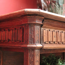 Load image into Gallery viewer, x SOLD Antique Sideboard, Antique French Gothic Church Dumb Waiter Hall Table Console. B11257
