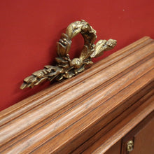 Load image into Gallery viewer, x SOLD Antique French Oak Bed Double Bed Head Foot and Side rails with slats. B10846

