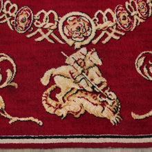 Load image into Gallery viewer, x SOLD Antique Handmade Rug, c1952 Coronation of Her Majesty Queen Elizabeth II Rug. B11093
