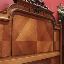 Load image into Gallery viewer, x SOLD Antique French Walnut Bed, French Walnut Double Bed including Slats, DOUBLE B10835
