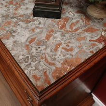 Load image into Gallery viewer, x SOLD Antique French Walnut 4 Drawer Marble Top Bedroom Hallway Chest of Drawers B10705
