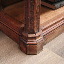 Load image into Gallery viewer, x SOLD Antique Sideboard, Antique French Gothic Church Dumb Waiter Hall Table Console. B11257
